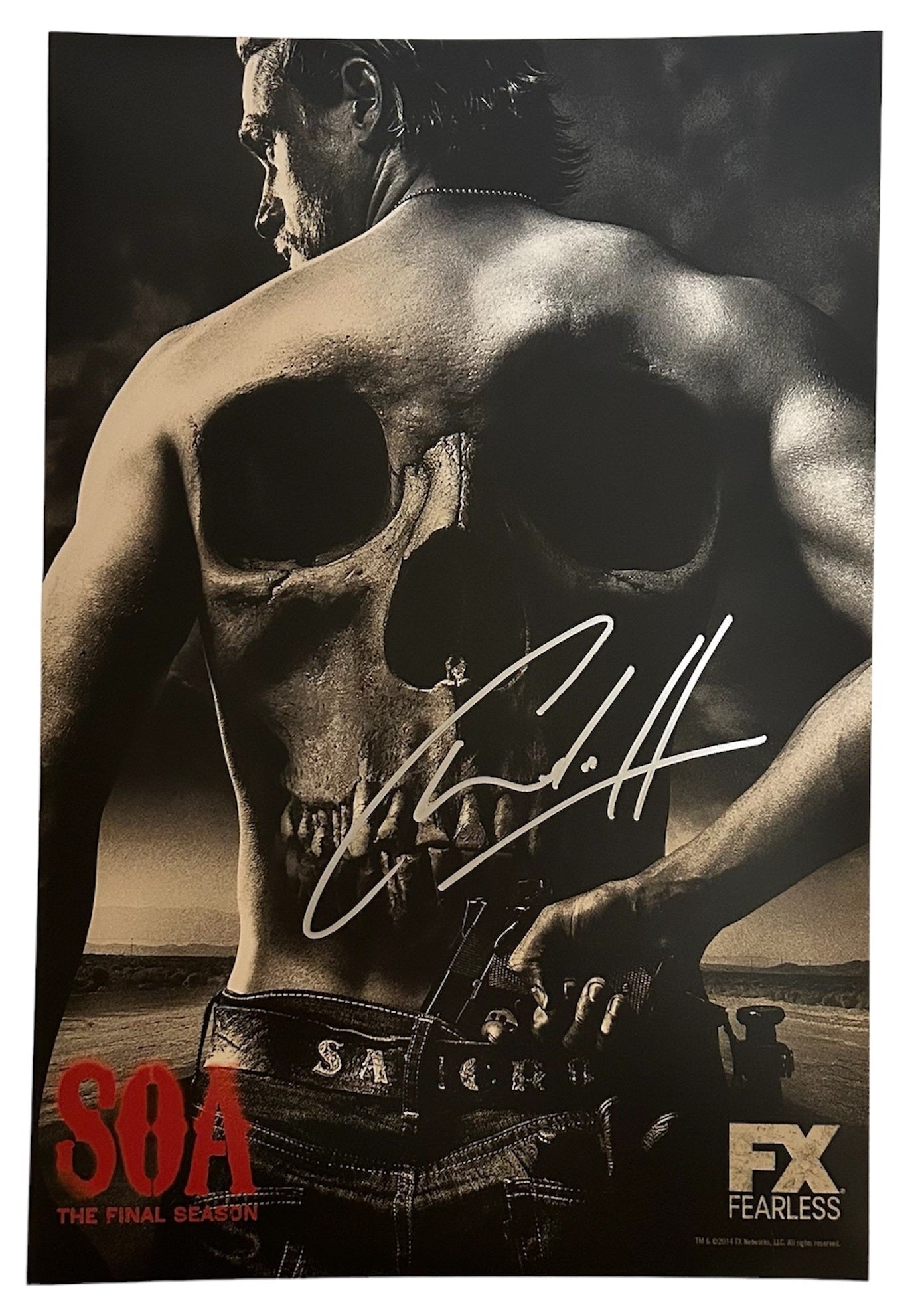 Charlie Hunnam Signed Autographed 12x18 Sons Of Anarchy Photo with Exact Photo Proof