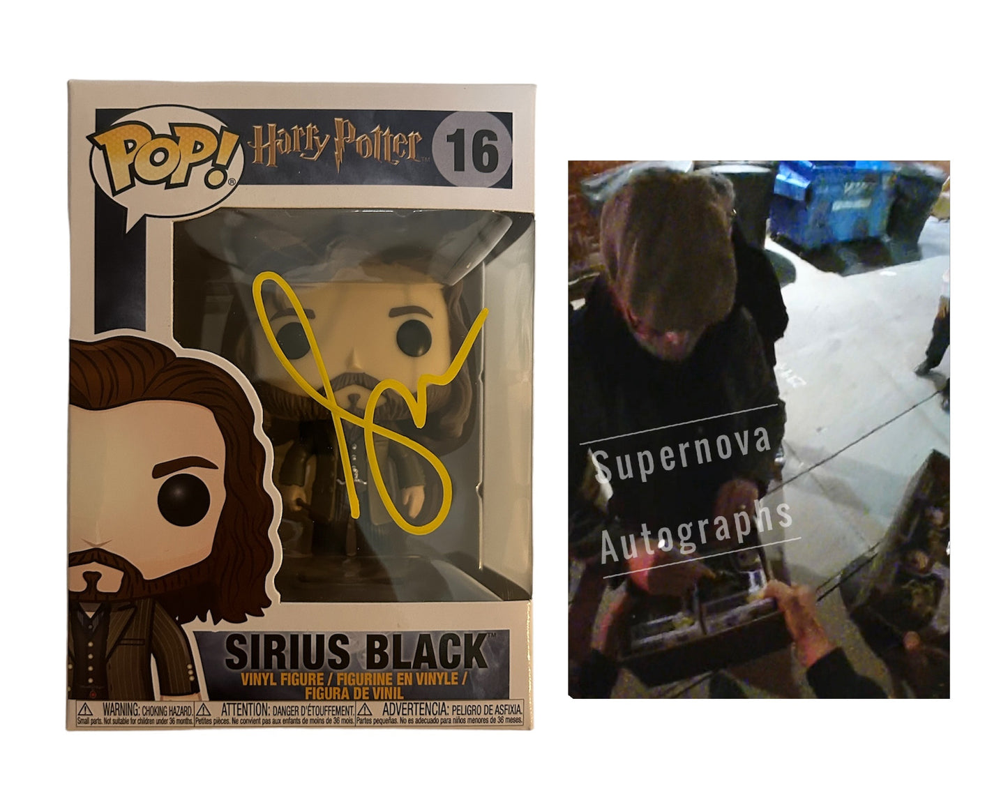 Gary Oldman Signed Autographed Sirius Black Harry Potter Funko Pop with Exact Photo Proof