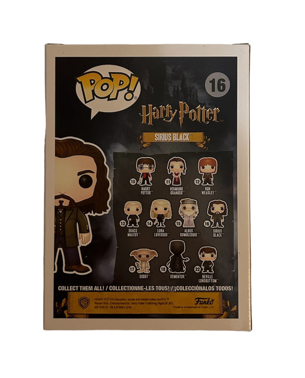 Gary Oldman Signed Autographed Sirius Black Harry Potter Funko Pop with Exact Photo Proof