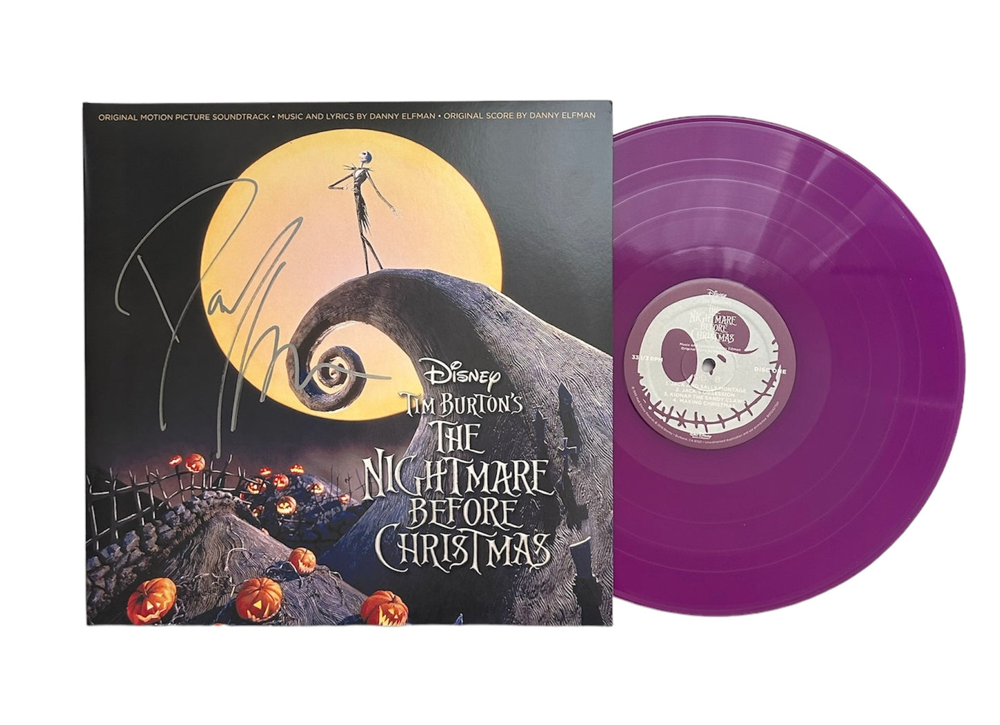 Danny Elfman Signed Autographed A Night Mare Before Christmas Vinyl with Exact Photo Proof