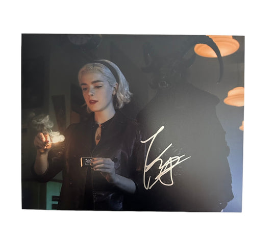 Kiernan Shipka Signed Autographed 8x10 Chilling Adventures of Sabrina Photo with Exact Photo Proof