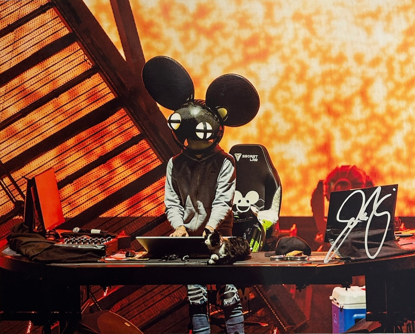 Deadmau5 Signed Autographed 8x10 DJ Photo with Exact Photo Proof