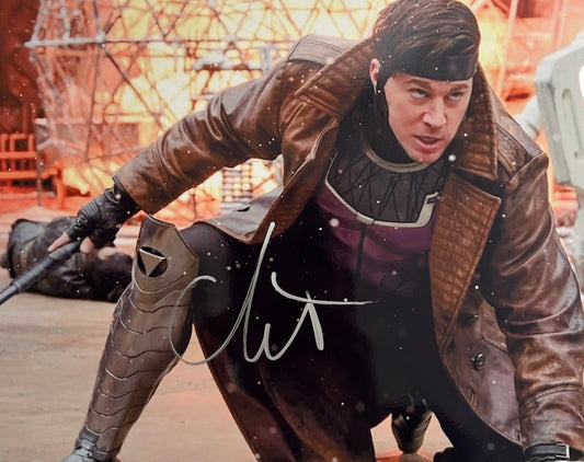 Channing Tatum Signed Autographed 8x10 Gambit Photo with Exact Photo Proof