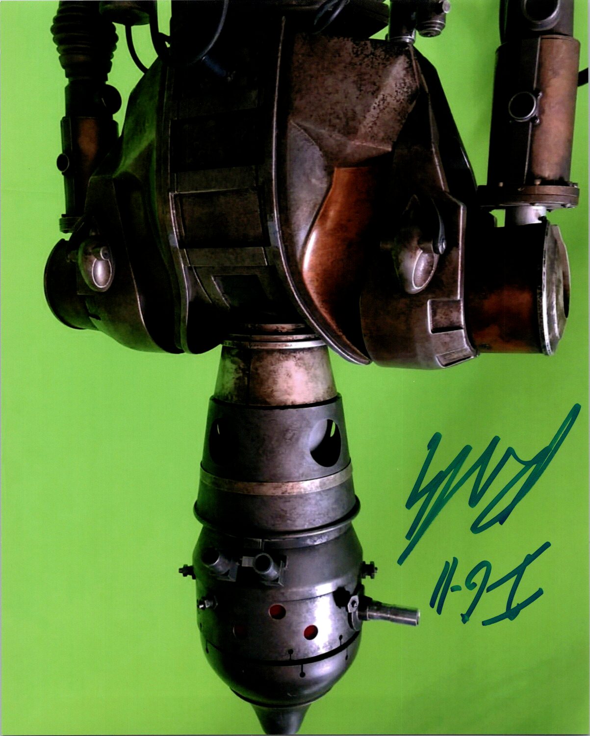 Rio Hackford Signed Autographed 8x10 IG-11 The Mandalorian Starwars Photo