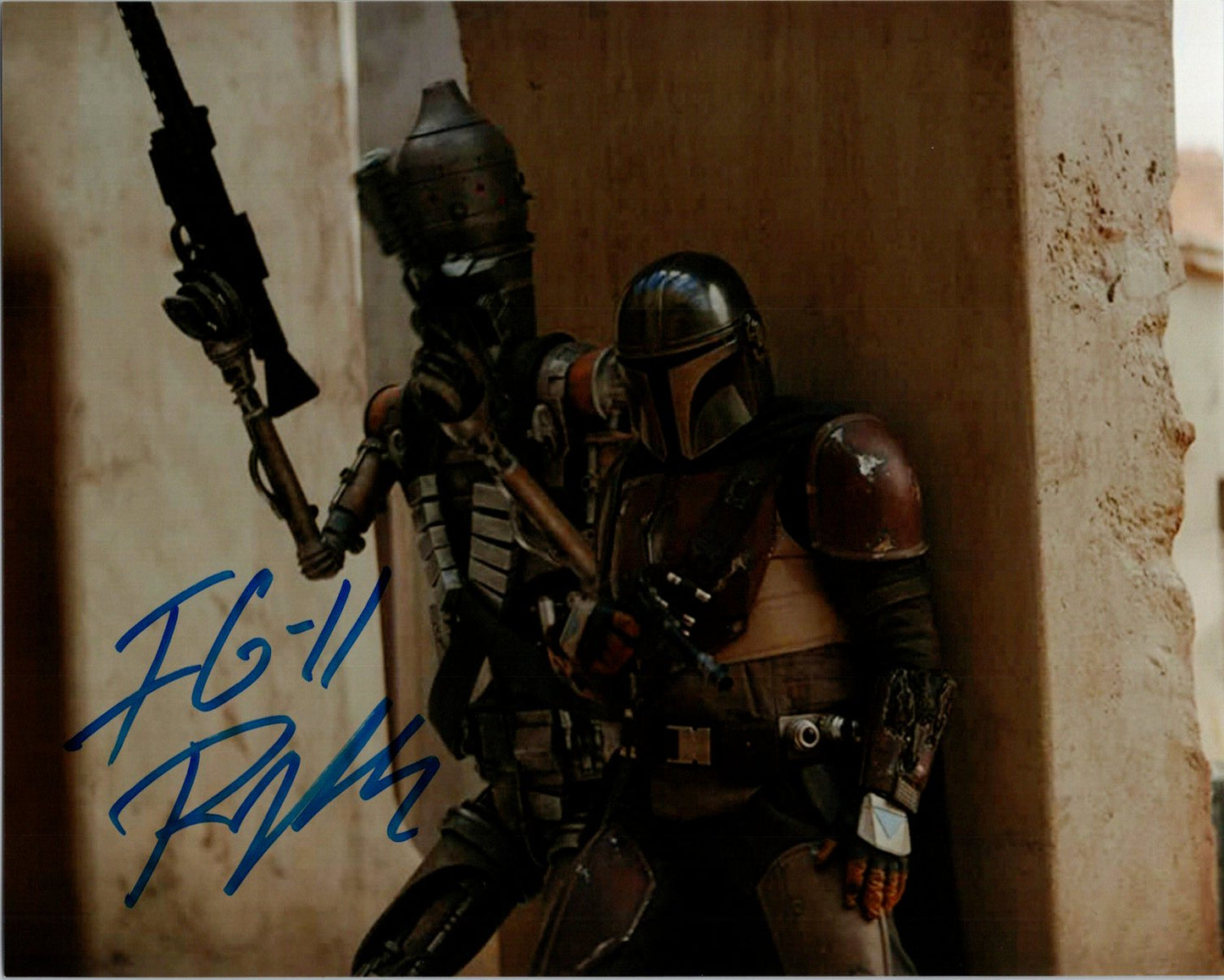 Rio Hackford Signed Autographed 8x10 IG-11 The Mandalorian Starwars Photo