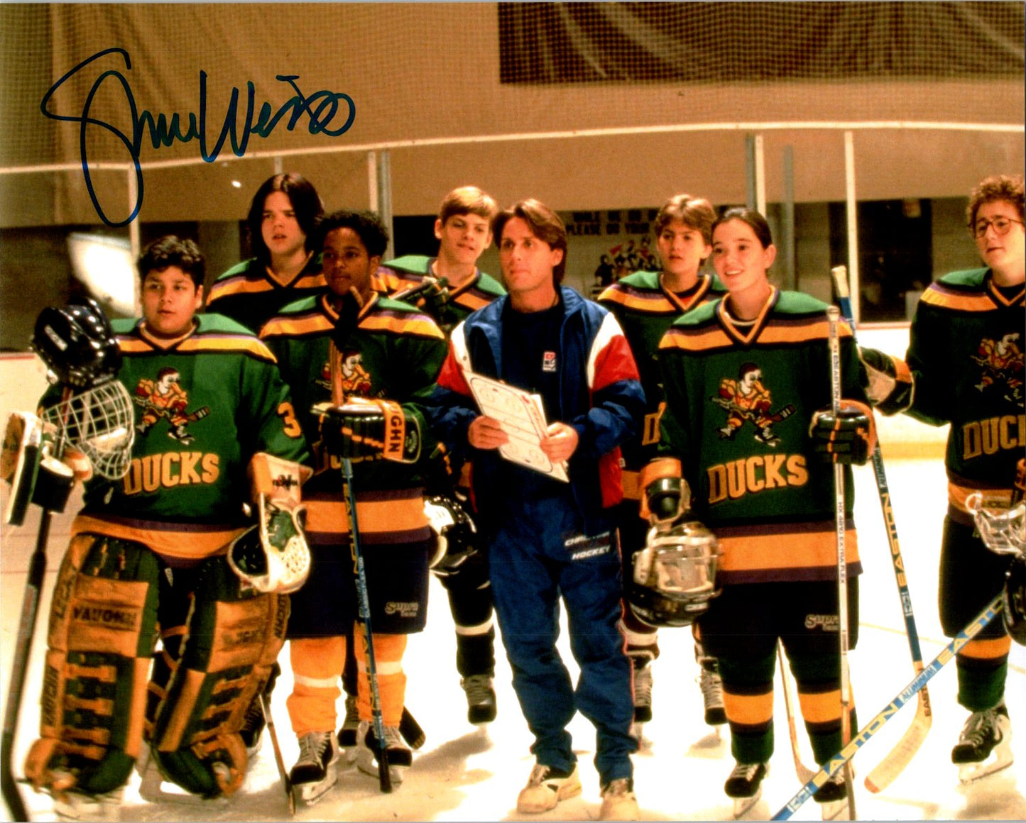 Shaun Weiss Signed Autographed 8x10 The Mighty Ducks Goldberg Photo