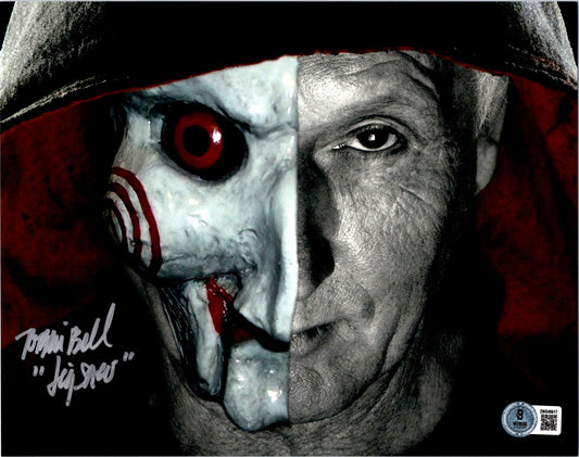 Tobin Bell Signed Autographed 8x10 Saw Photo With Beckett Witness