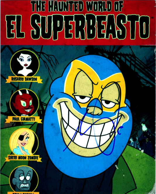 Tom Papa Signed Autograph Haunted World Of El Superbeasto 8x10 with Exact Photo Proof