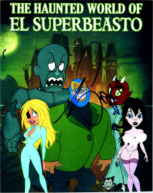 Tom Papa Signed Autograph Haunted World Of El Superbeasto 8x10 with Exact Photo Proof