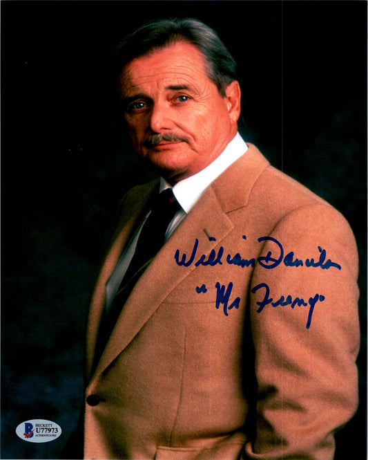 William Daniels Signed Autographed 8x10 Boy Meets World Mr Feeny Photo With Beckett COA