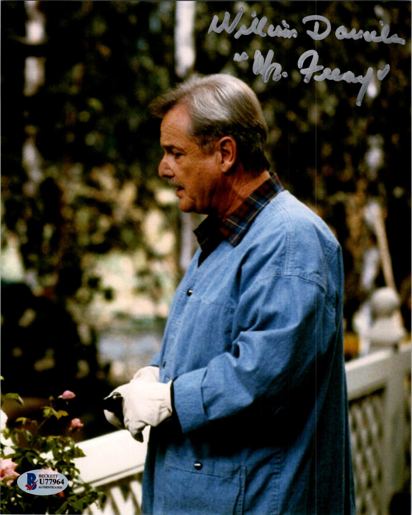 William Daniels Signed Autographed 8x10 Boy Meets World Mr Feeny Photo With Beckett COA