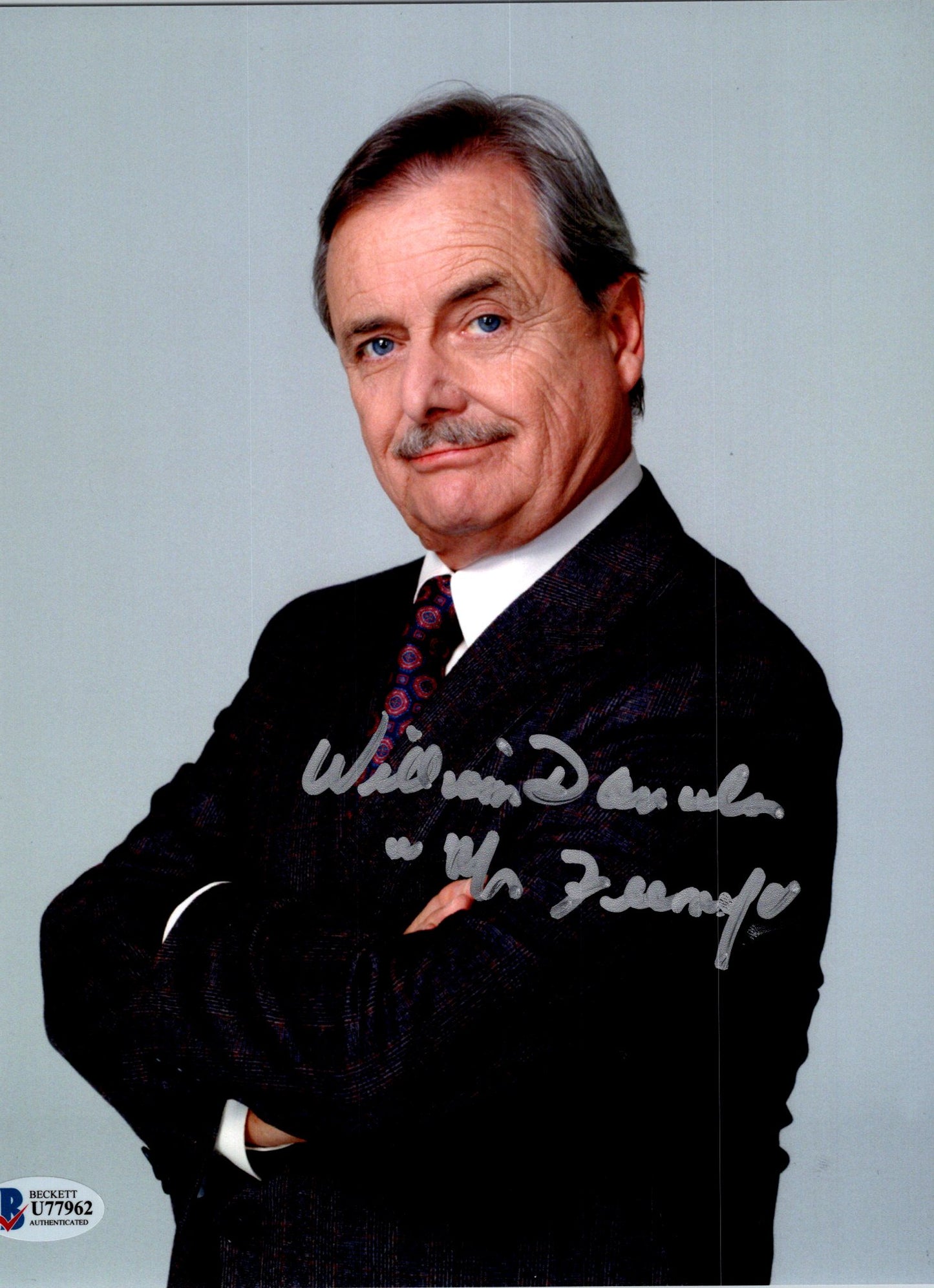 William Daniels Signed Autographed 8x10 Boy Meets World Mr Feeny Photo With Beckett COA