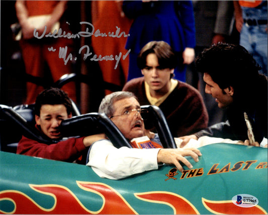 William Daniels Signed Autographed 8x10 Boy Meets World Mr Feeny Photo With Beckett COA