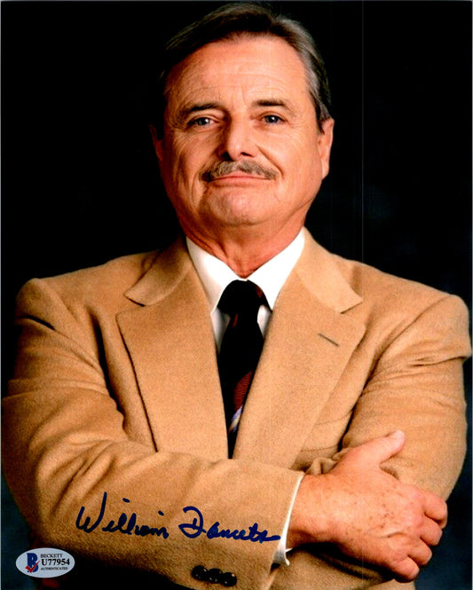 William Daniels Signed Autographed 8x10 Boy Meets World Mr Feeny Photo With Beckett COA