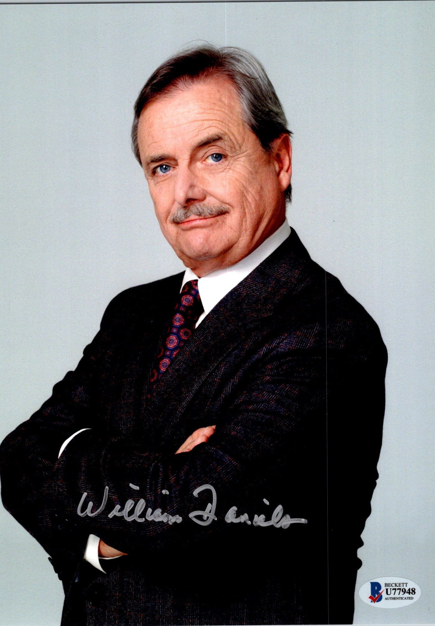 William Daniels Signed Autographed 8x10 Boy Meets World Mr Feeny Photo With Beckett COA