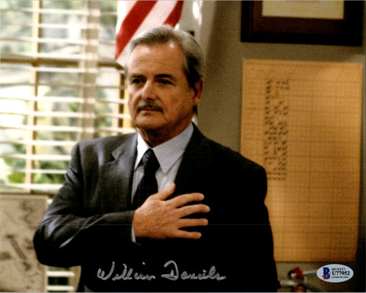 William Daniels Signed Autographed 8x10 Boy Meets World Mr Feeny Photo With Beckett COA