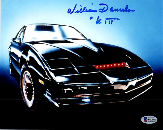 William Daniels Signed Autographed 8x10 KITT Photo With Beckett COA