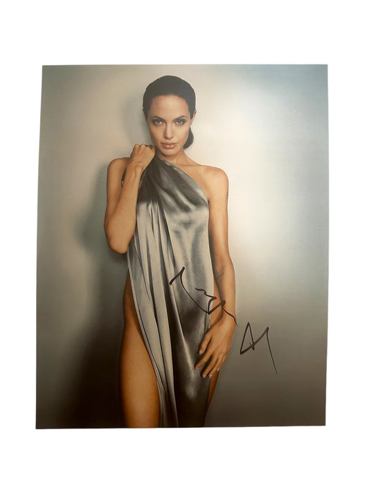 Angelina Jolie Signed Autographed 16x20 Model Photo with Exact Photo Proof