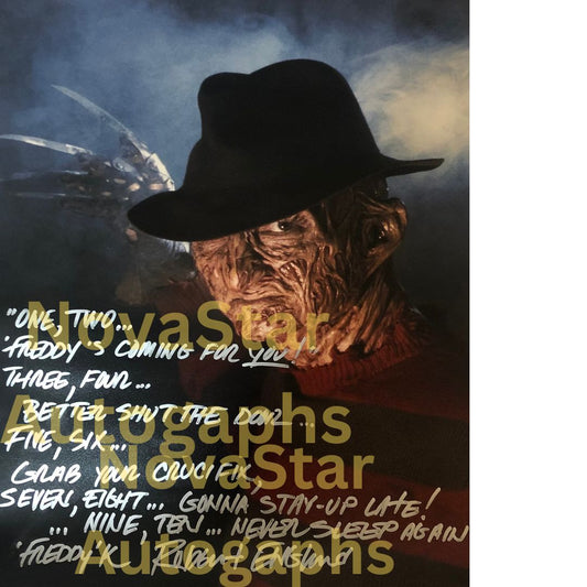 Robert Englund Freddy Krueger Reprint Autographed 8x10 Photo