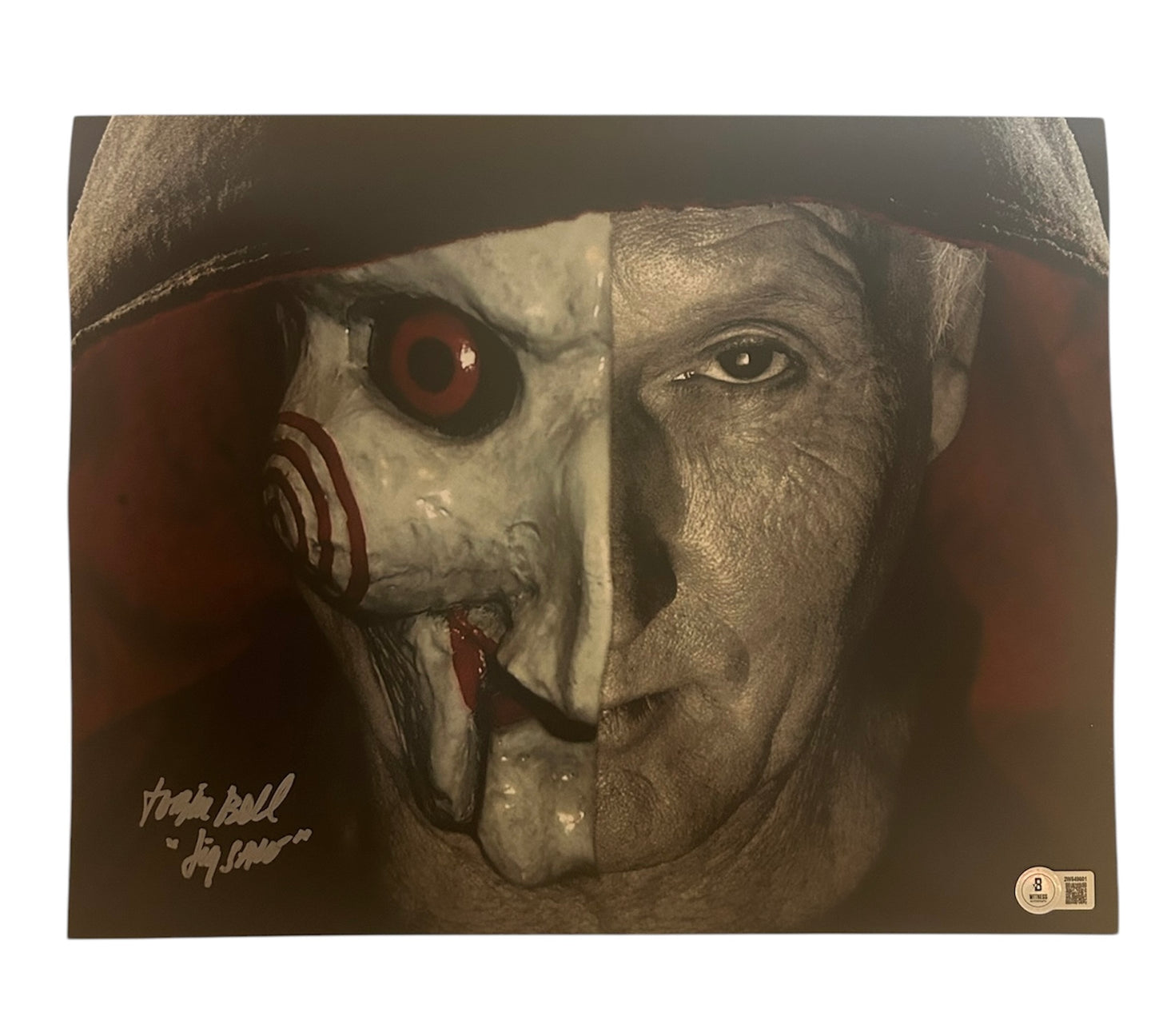 Tobin Bell Signed Autographed 11x14 Saw Photo With Beckett Witness