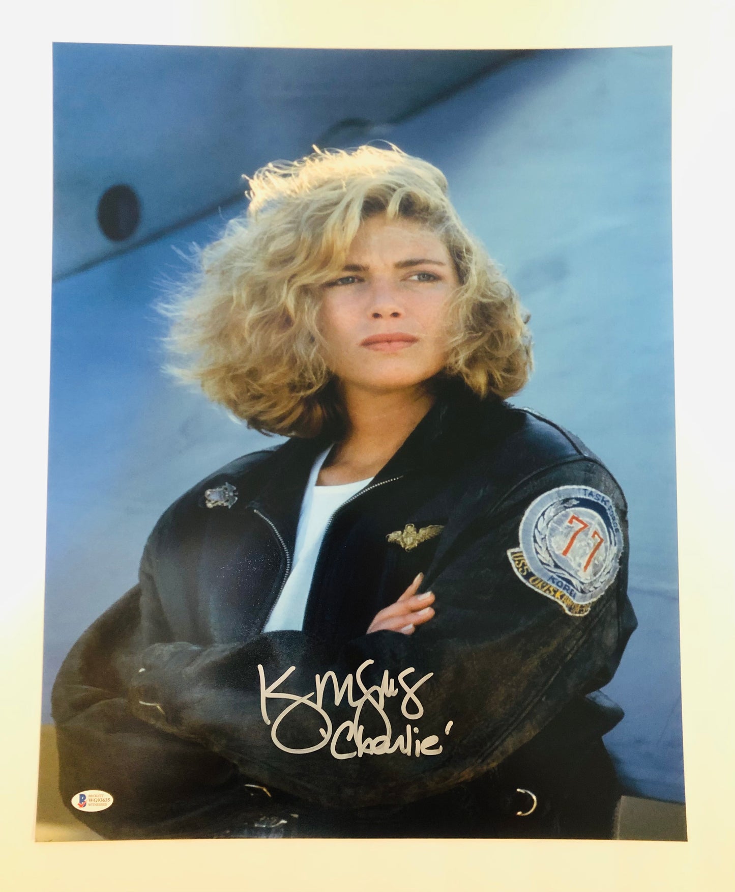 Kelly McGillis Signed Autographed 16x20 Top Gun Photo With Beckett Witness