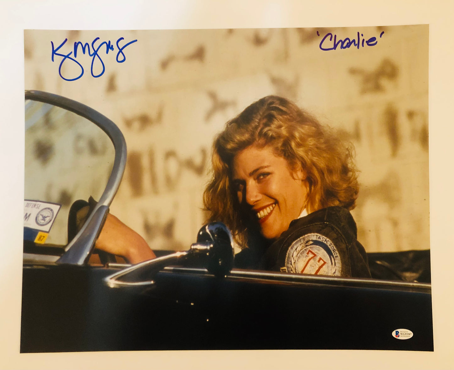 Kelly McGillis Signed Autographed 16x20 Top Gun Photo With Beckett Witness