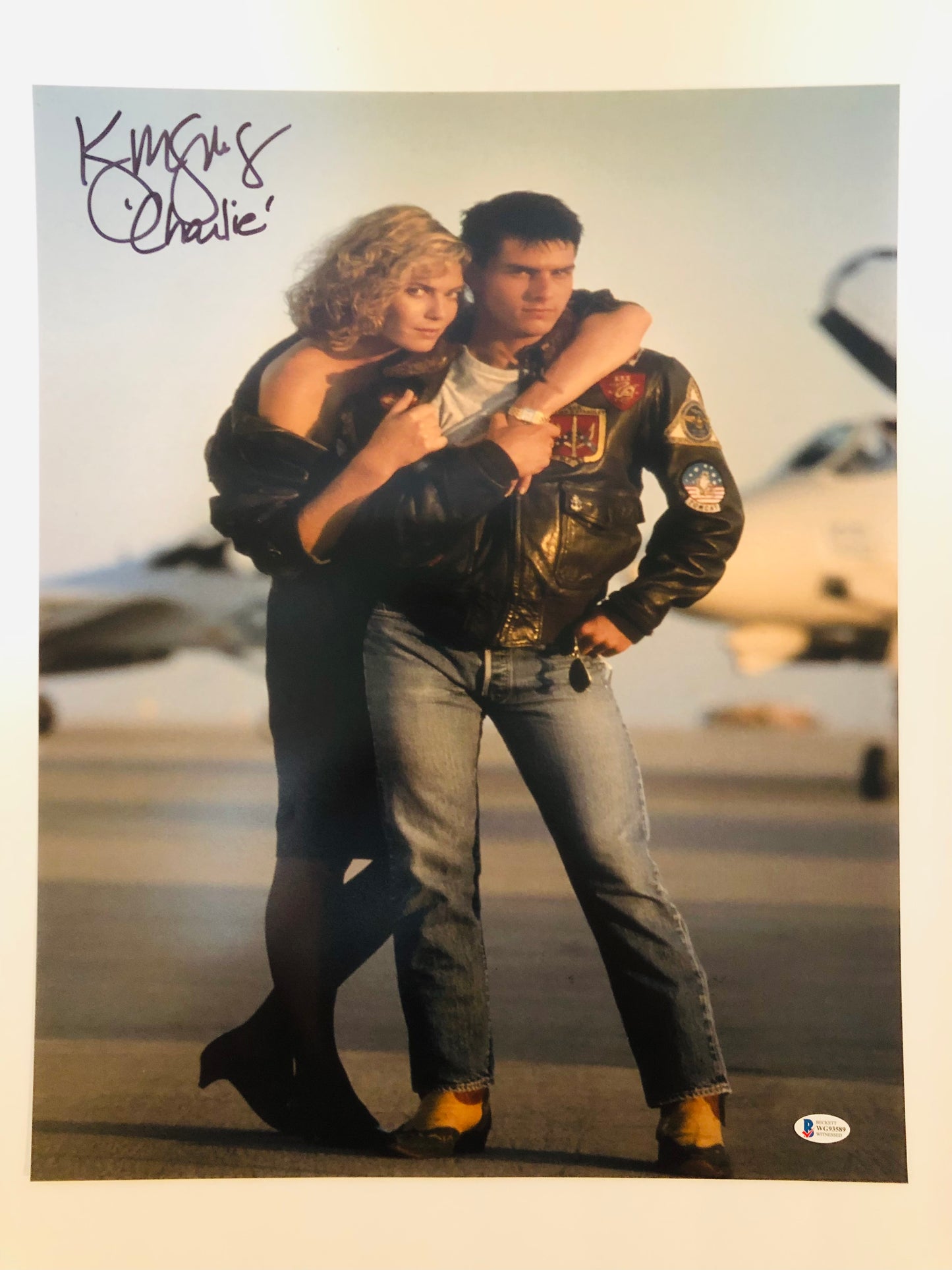 Kelly McGillis Signed Autographed 16x20 Top Gun Photo With Beckett Witness