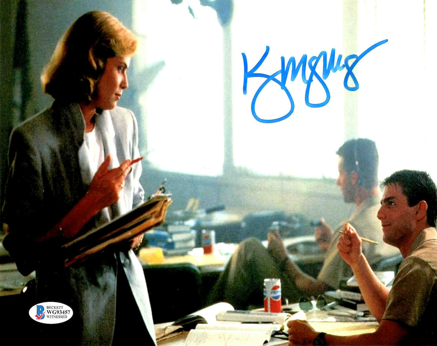 Kelly McGillis Signed Autographed 8x10 Top Gun Photo With Beckett Witness