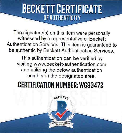 Kelly McGillis Signed Autographed 8x10 Top Gun Photo With Beckett Witness