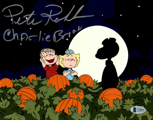 Peter Robbins Signed Autographed 8x10 Charlie Brown Photo with Beckett COA