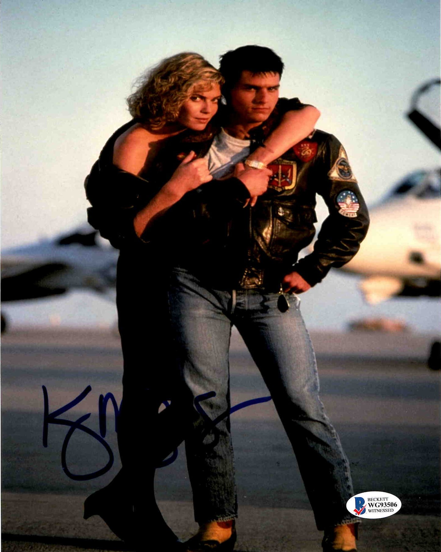 Kelly McGillis Signed Autographed 8x10 Top Gun Photo With Beckett Witness