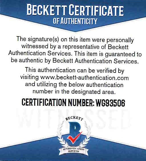 Kelly McGillis Signed Autographed 8x10 Top Gun Photo With Beckett Witness