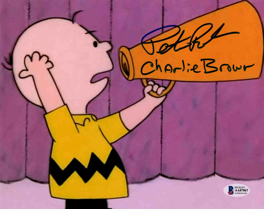 Peter Robbins Signed Autographed 8x10 Charlie Brown Photo with Beckett COA