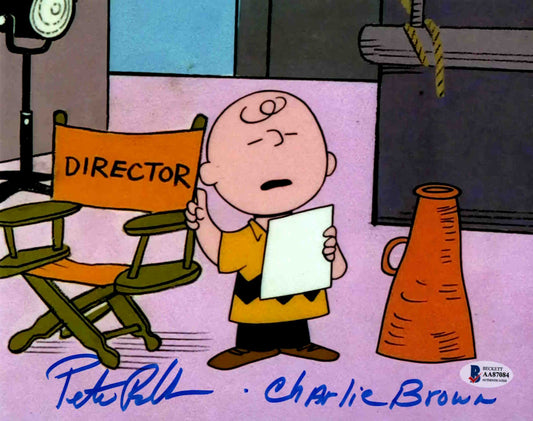Peter Robbins Signed Autographed 8x10 Charlie Brown Photo with Beckett COA