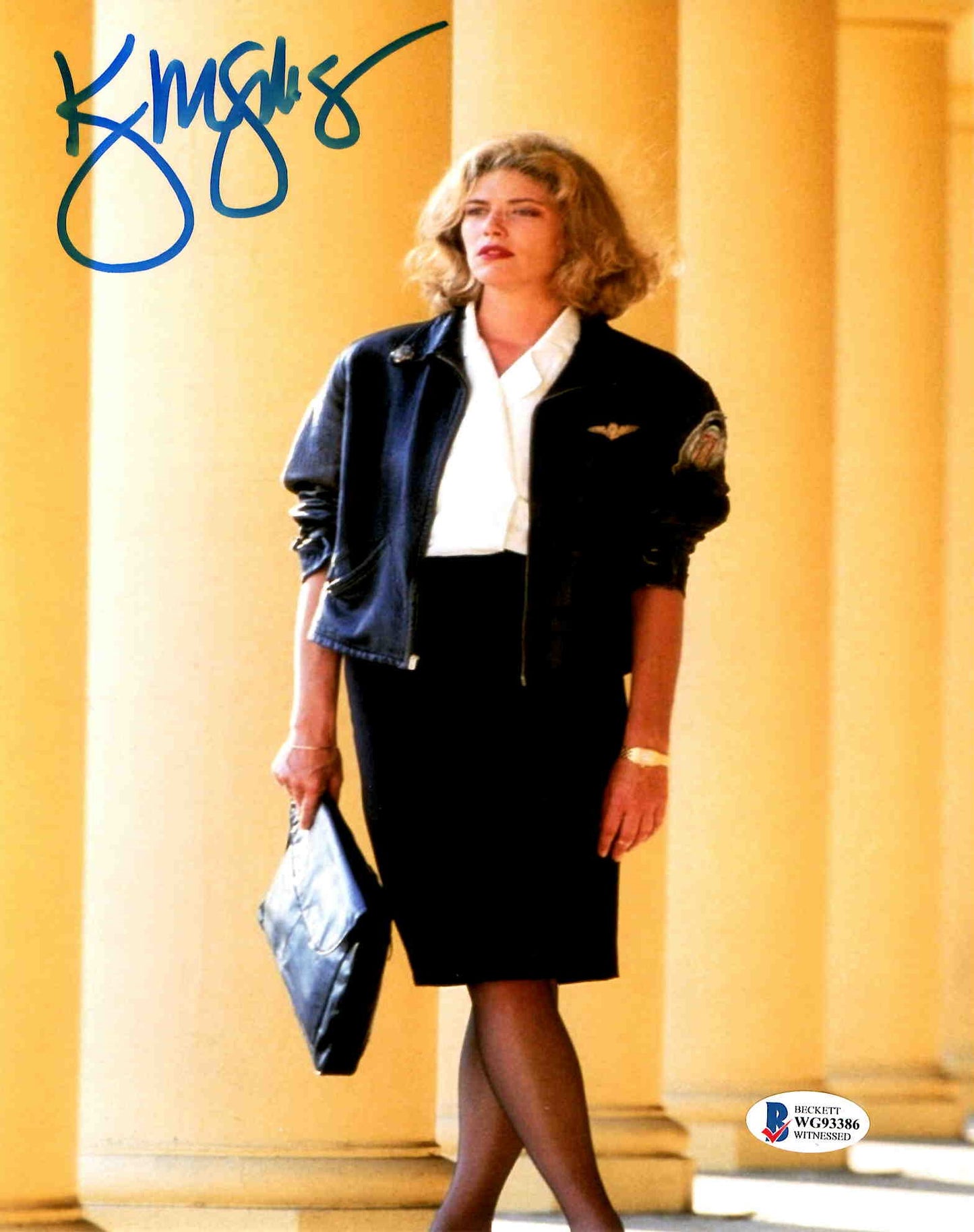 Kelly McGillis Signed Autographed 8x10 Top Gun Photo With Beckett Witness