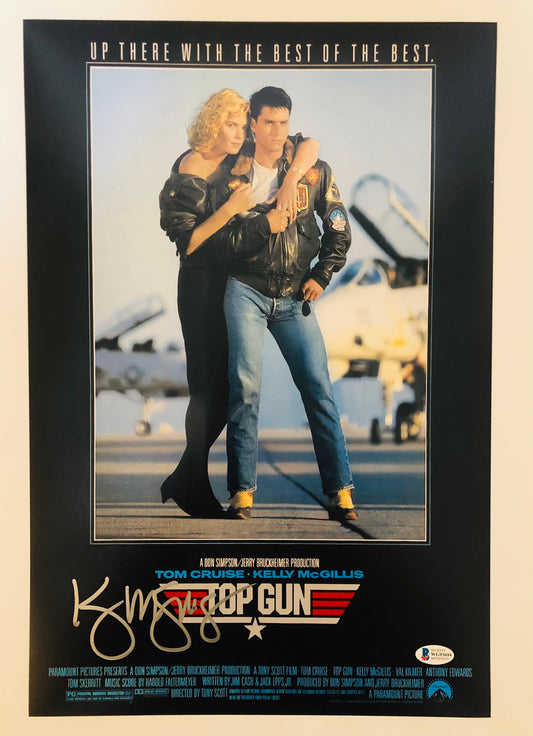 Kelly McGillis Signed Autographed 12x18 Top Gun Photo With Beckett Witness